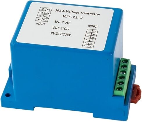 جهاز إرسال استشعار الجهد 3P3W AC 0-500V 0-400V 0-300V 0-200V RS485 مستشعر الجهد DC24V (الإدخال 0-10V) in Saudi Arabia