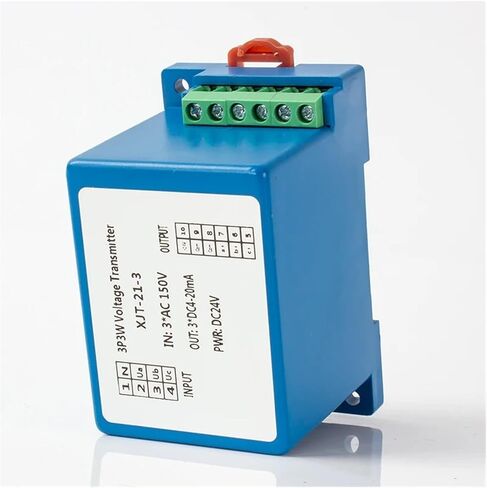 جهاز إرسال استشعار الجهد 3P3W AC 0-500V 0-400V 0-300V 0-200V RS485 مستشعر الجهد DC24V (الإدخال 0-10V) in Saudi Arabia