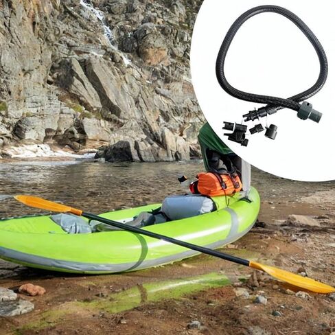 Electric Paddle Board Pump Air Pump Hose Adapter Kit with 6 Nozzles, Replace Parts for HT-723 HT-781 HT-789 HT-790 HT-782 in Saudi Arabia