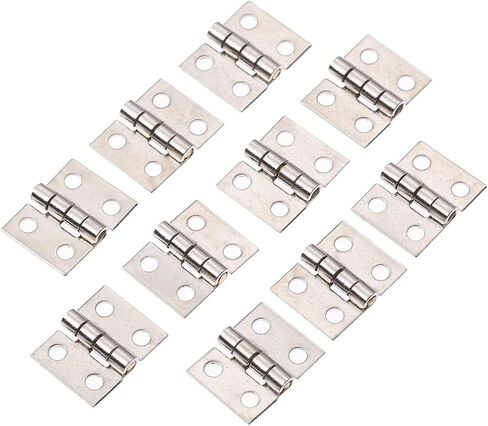 Decorative Hinges,Mini Hinges, HingesBrass Cabinet Door Luggage Mini Hinge Furniture Fittings Small Decorative Cupboard Door Hinges for Jewelry Wood Box 8 * 10mm (50pcs) in Saudi Arabia
