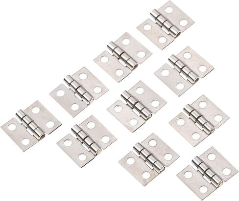 Decorative Hinges,Mini Hinges, HingesBrass Cabinet Door Luggage Mini Hinge Furniture Fittings Small Decorative Cupboard Door Hinges for Jewelry Wood Box 8 * 10mm (50pcs) in Saudi Arabia