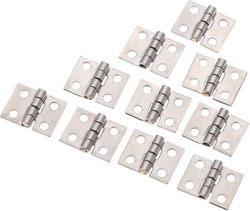 Decorative Hinges,Mini Hinges, HingesBrass Cabinet Door Luggage Mini Hinge Furniture Fittings Small Decorative Cupboard Door Hinges for Jewelry Wood Box 8 * 10mm (50pcs) in Saudi Arabia