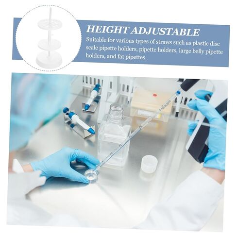 GLEAVI Laboratory Micropipette Holder Plastic Pipette Stand Rotatable Design for Enhanced Workflow Stable Structure for Lab Use in Saudi Arabia