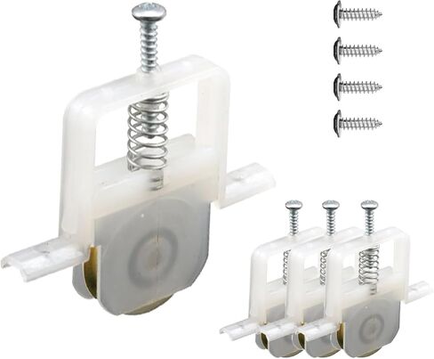4 Pack Sliding Screen Door Roller Wheels,Steel Ball Bearing Replacement for B691 & B695,Fits for Columbia Doors in Saudi Arabia