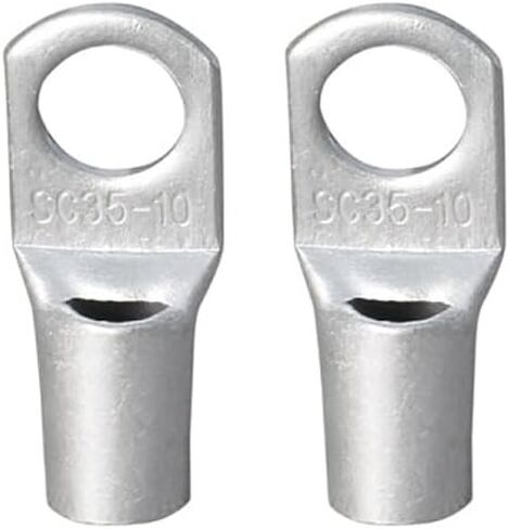 5 PCS SC 70-10 70-12 Wire Lug Terminal SC70 Bare Copper Battery Block Lug Hole 70mm Wire SC Type Crimp Cable Connector(SC70-8) in Saudi Arabia