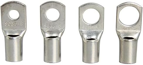 5 PCS SC 70-10 70-12 Wire Lug Terminal SC70 Bare Copper Battery Block Lug Hole 70mm Wire SC Type Crimp Cable Connector(SC70-8) in Saudi Arabia