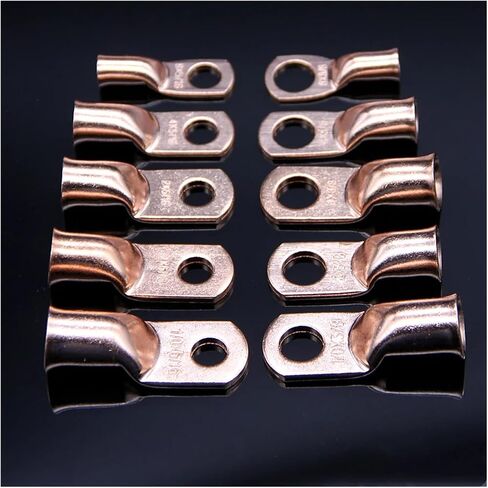 70 PCS 8AWG 4AWG 2AWG 1/0 AWG SC Bare Copper Connector Terminal Cable Cable Cable Complic in Saudi Arabia