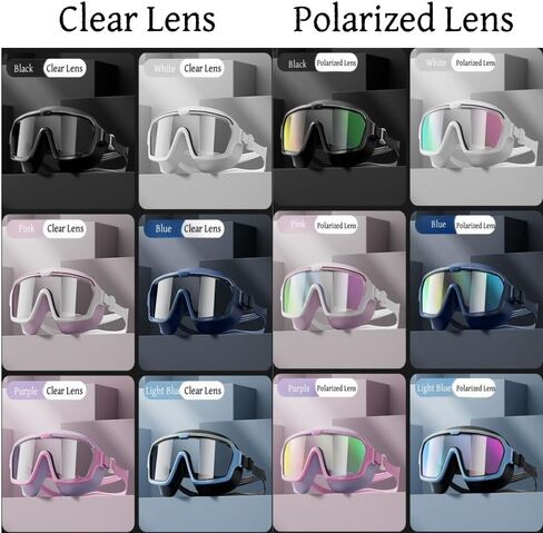 Zsling Swim Goggles Safety Glasses Wide View Swimming Goggles Anti-fog for Men Women Adults Youth Anti Fog No Leak in Kuwait