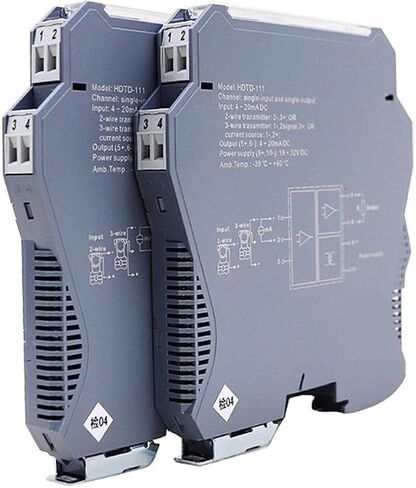 1pcs 220VAC 4-20mA 1 Input 4 Output 24 Power Supply Signal Distribution Isolator(0-10V in-1 in 1 OUT-1-5V Out) in Kuwait