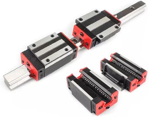 Double nut Ball Screw Control Machine Linear Rails 2pcs HGR15 Square Linear Guide+SFS1210 Ball Screw Set L150-1000mm+4pcs HGH15CA Carriages Blocks for Machine(850mm) in Saudi Arabia