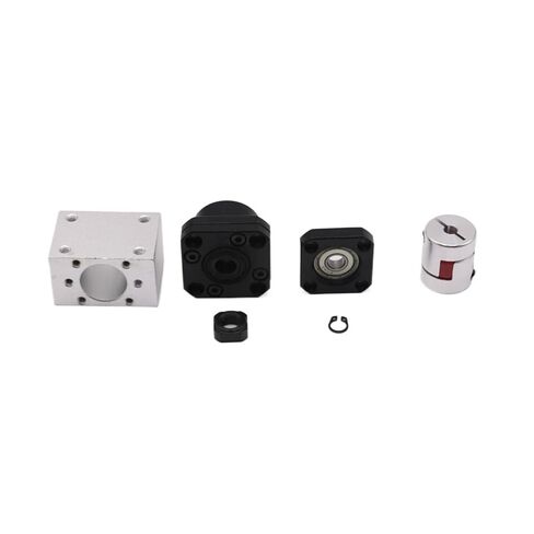 Linear Motion Ball Screw Precision Part L200mm-1000mm SFU1204 Ballnut Nut Housing FK10 FF10 Fixed Floated End Support Coupling(250mm) in Kuwait