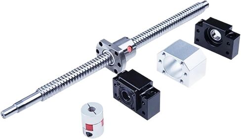 آلة التحكم في الكرة المزدوجة صامدة الجوز SFU1204 مجموعة برغي الكرة L300-1000mm + 4pcs HGW15CC Carriages Clists + Linear Rails 2pcs Hgr15 Square Guide to Machine (350mm) in Saudi Arabia