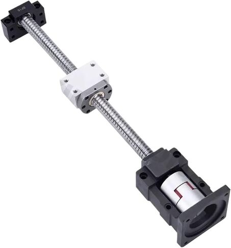 Screw Stainless Steel Ball Screw SFU2005 L300-1000mm Ball Screw Kit with Single Nut+BF15+DSG20H+Coupling+HM15-57 Motor Mount(600mm) in Saudi Arabia