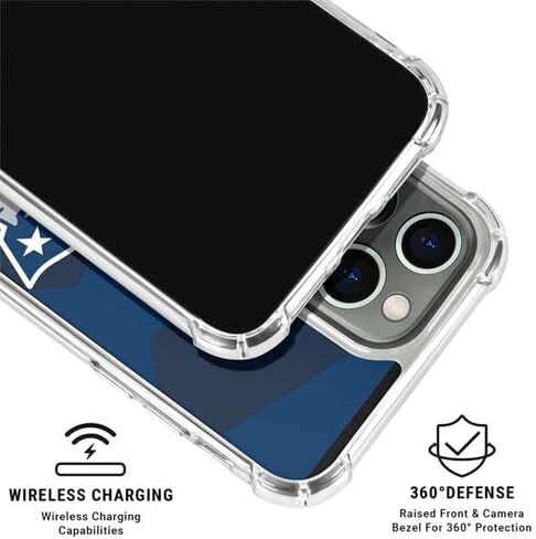 حالة Skinit Clear Phone Case متوافقة مع iPhone 16 Pro - NFL NEF New England Patriots Double Vision Design in Saudi Arabia