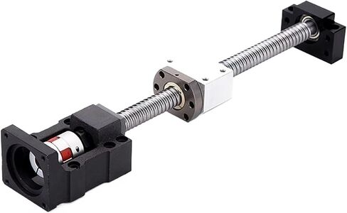 برغي الكرة المعدنية Nut SFU2510 Ball Screw+HM20-86 قاعدة محرك+DSG20H+اقتران D40L66+BKBF20+SBR25+4PC SBR25UU SLIDER (850mm) in Saudi Arabia