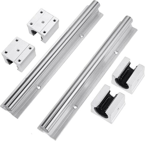 برغي الكرة المعدنية Nut SFU2510 Ball Screw+HM20-86 قاعدة محرك+DSG20H+اقتران D40L66+BKBF20+SBR25+4PC SBR25UU SLIDER (850mm) in Saudi Arabia