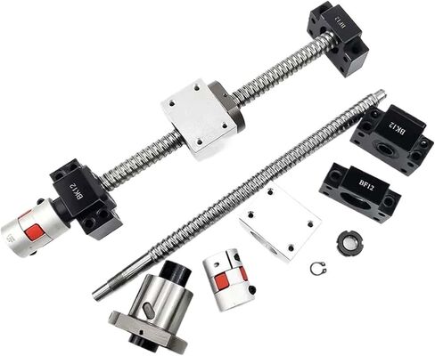 برغي الكرة ، برغي الكرة الخطية المعدنية 2pcs HGR15 +4pcs HGH15CA +1 SET SFU1204 Ball Screw +XB +DSG12H L300-1000MM للجزء (600 مم) in Saudi Arabia