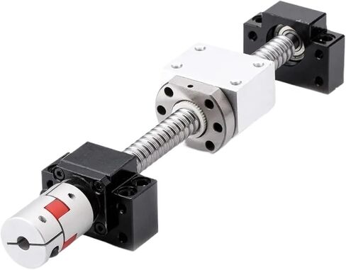 كرات معدنية Nut Nut SFU3205 الكرة المسمار الكرة المسمار صامد BK25 BF25 300 400 600 مم end حامل الجوز in Saudi Arabia