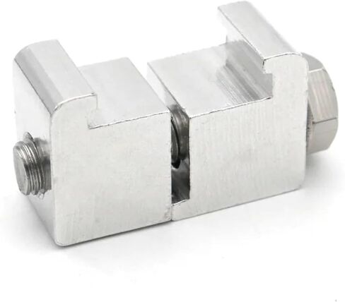 1PC ISO Vacuum Flange Single Double Wall Clamp Calipers M8 M10 M12 Aluminum Alloy C-type Caliper Hook Blind Bolt Vacuum Fittings(Double Caliper M10) in Saudi Arabia