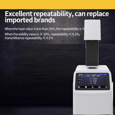 HazeMeter الرقمية الإضافية الإسميت ضباب العداد المقياس Hazemeter عالية الدقة Benchtop Lab محلل اختبار الضباب الرقمي مع فتحة الشاشة الفتحة φ20mm قياس 0 إلى 100 ٪ in Kuwait