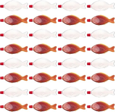 Pretyzoom 100pcs زجاجات Ketchup Mini ، 8 مل من زجاجات الضغط القابلة للتصرف لصلصة الصويا ، موزع الخل ، حاويات توابل البلاستي in Saudi Arabia