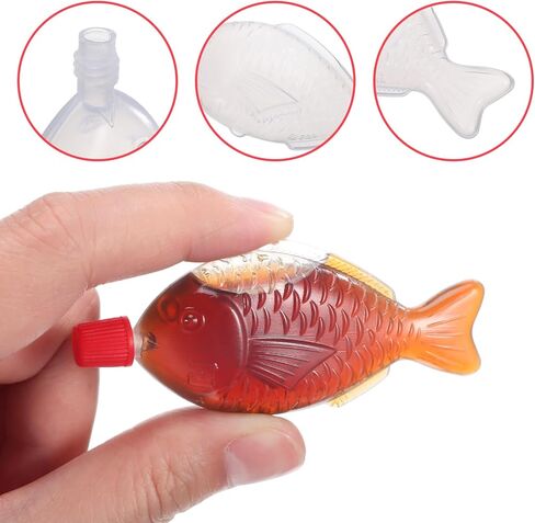 Pretyzoom 100pcs زجاجات Ketchup Mini ، 8 مل من زجاجات الضغط القابلة للتصرف لصلصة الصويا ، موزع الخل ، حاويات توابل البلاستي in Saudi Arabia
