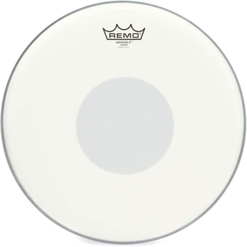 Remo Ambassador Clear 3 قطع Tom Pack - 10/12/16 بوصة + Remo Emperor X Drumhead - 14 بوصة - مع قيمة النقطة السوداء in Saudi Arabia