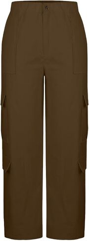 Cargo Pants Women High Waisted Baggy Wide Leg Stretchy Lightweight Hiking Trousers with Pocket Casual Comfy Fall Outfits in Saudi Arabia