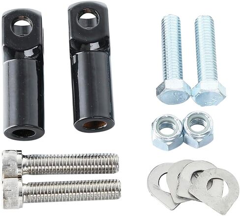 TCMT Chrome Foot Peg Supports Mounts Clevis Kits Fits For Harley Softail Standard Softail Springer Deuce Heritage Softail Classic Fatboy 2000-2006 in Saudi Arabia