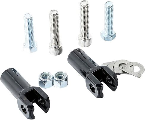 TCMT Chrome Foot Peg Supports Mounts Clevis Kits Fits For Harley Softail Standard Softail Springer Deuce Heritage Softail Classic Fatboy 2000-2006 in Saudi Arabia