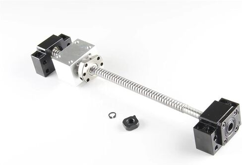 SFU1204 end machine ball screw rm1204 طول 250 مم 300 مم 550 مم 600 مم 1500 مم وشفة واحدة ballnut و bf/bk10 + ballnut السكن (1000 مم) in Saudi Arabia