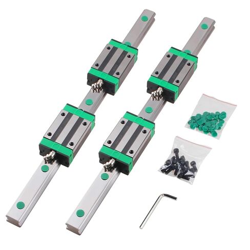 دليل مربع خطية خطية 2PCS HGR20 HGR15 CNC أي طول + 4pcs HGH15CA / HGH20CA CARRIGH in Saudi Arabia