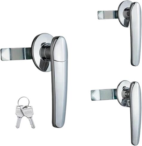 Handle Key Lock Or Keyless Or Use Padlock for Electronical Cabinet Air Box Factory Locker Industry Hardware Rarelock LK1008 1Pcs(1-2G-R use Padlock) in Saudi Arabia