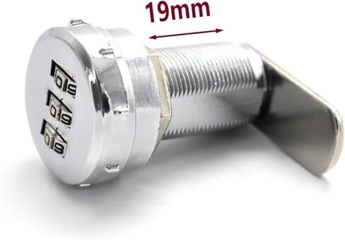 تركيبة كاميرا قفل 3 رقم 3 أرقام لمربع خزانة باب درج مخصص كلمة مرور Rarelock MMS255 1pcs (L 24mm) in Saudi Arabia