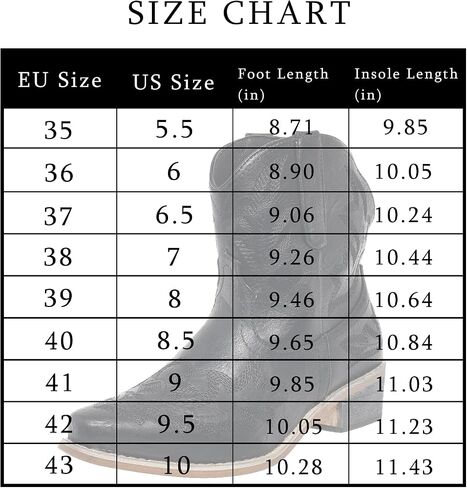 Women's Cowboy Cowgirl Boots Ankle Western Short Booties | Pointed Toe, Low Chunky Heel, Embroidered, Fashion Classic Design, Great for Country Concert Music Festivals Theme Party in Kuwait