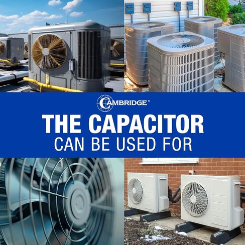5uF 5 MFD ±5% 370/440VAC Single Run Oval Start AC Capacitor for A/C Motor Run Capacitor Fan Start Condenser Capacitors Indoor Electrical Blower Motors in Saudi Arabia