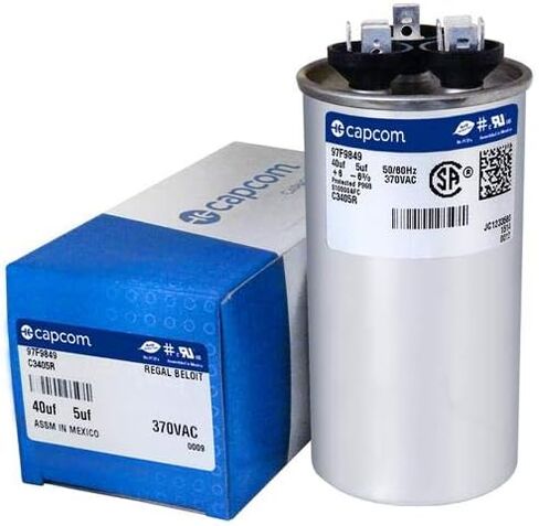 GE استبدال مكثف الجولة 40/5 UF MFD 370 VOLT 97F9849 استبدال GE OLD# 97F9849BZ3 97F9849BX 40 + 5 MFD 370 VOLTS in Kuwait