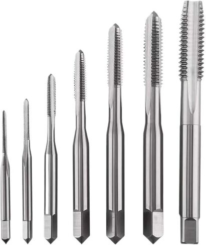Right Hand Screw Machine Thread Tap Drill Bits Straight Flute Size M15 M16 M17 M18 M19 M20 1Pcs(Color:M20x1) in Saudi Arabia