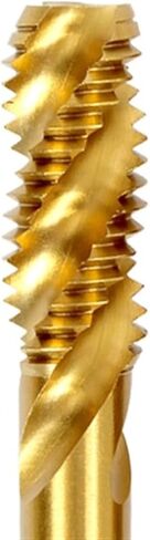 Insert Cobalt Screw Thread Tap Drill Bits Spiral Pointed Flute ST2-ST12 5Pcs(Color:Pointed Tap,Size:5PCS_ST8X1.25) in Saudi Arabia