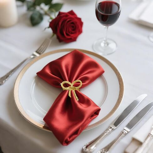 Napkin Rings Set of 24 Rose Gold Bow Napkin Rings Bulk,Pink Metal Napkin Holders for Cloth Napkins,Rustic Napkin Ring for Farmhouse Dining Table Decor,Christmas Bow Tie Napkin Ring Holders in Saudi Arabia
