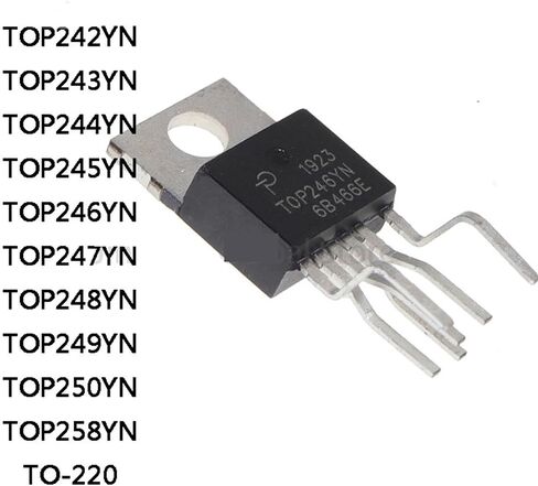 5PCS TOP242YN TOP243YN TOP244YN TOP245YN TOP246YN TOP247YN TOP248YN TOP249YN TOP250YN TOP258YN TO-220 IC Chip(TOP258YN) in Saudi Arabia