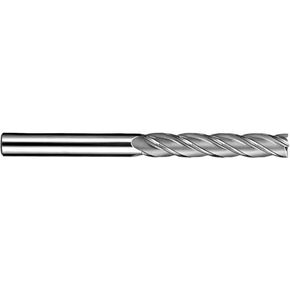 33143 1EL 4 Flute Square End General Purpose End Mill, Uncoated, 1/8" Cutting Diameter, 1" Cutting Length, 1/8" Shank Diameter, 3" Length in Saudi Arabia