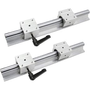 Professional 2 Sbr10 Sbr12 Sbr16 Sbr20 Sbr25 Linear Shaft Rod Rail Guide+4 Slide Bearing Blocks in Kuwait