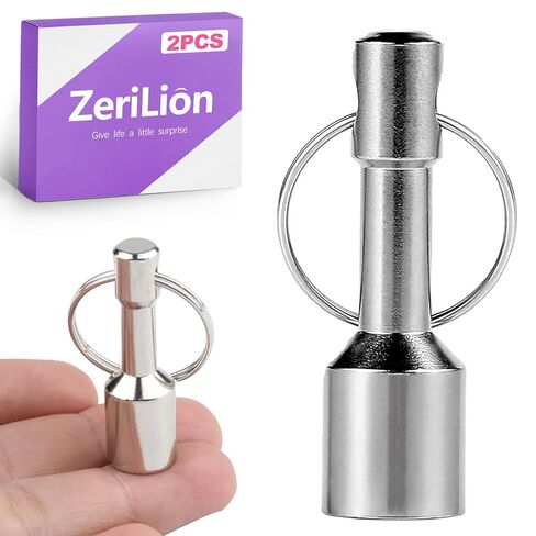 2 Pack Magnetic Keychain Quick relect strong Neodymium Magnet - حلقة مفتاح اختبار المجوهر in Kuwait