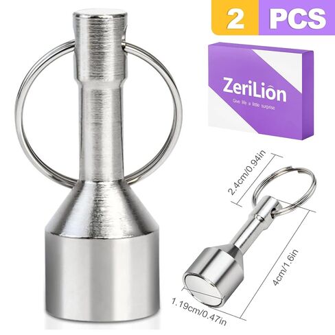 2 Pack Magnetic Keychain Quick relect strong Neodymium Magnet - حلقة مفتاح اختبار المجوهر in Kuwait