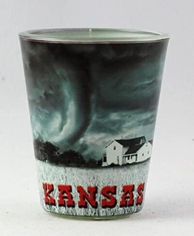 World by Shotglass Kansas Tornado Scene Shot Glass RTP in Kuwait