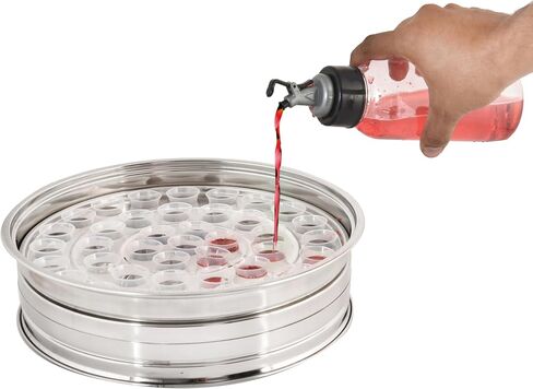 حشو كوب Compleion VJR 450 مل / 15floz مع حشو زجاجة بلاستيكية زر الضغط المصممة لتقليل انسكابات كنيسة لوازم خفيفة الوزن سهلة التنظيف من البلاستيك الصلب الدائم in Kuwait
