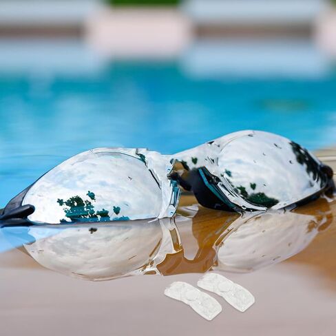BESPORTBLE PLASTLE SWIMMING GOGGLALES: 4 مساءً زر السباحة زر حزام الرأس - موصلات حزام ملائمة عالمي لإكسسوارات السباحة in Saudi Arabia