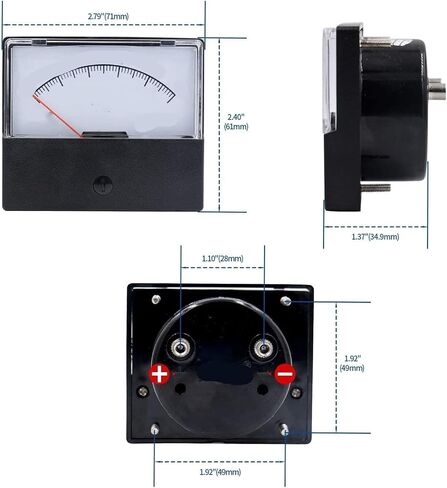 DH-670 UA AMMETER DC 70X60MM (200ua) in Saudi Arabia