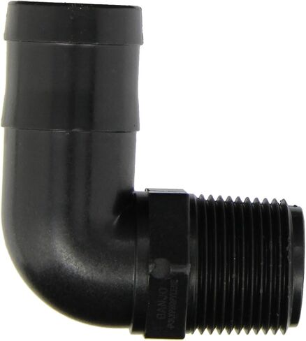 Banjo HB100/125-90 Polypropylene Hose Fitting, 90 Degree Elbow, 1" NPT Male x 1-1/4" Barbed in Saudi Arabia